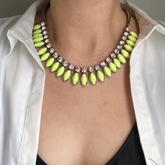 J. Crew Jewelry - J. Crew Neon Statement Necklace